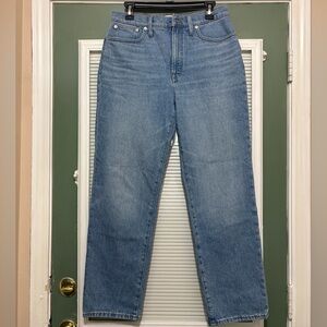 Madewell 90s crop straight jean. Perfect condition.
Sz 28